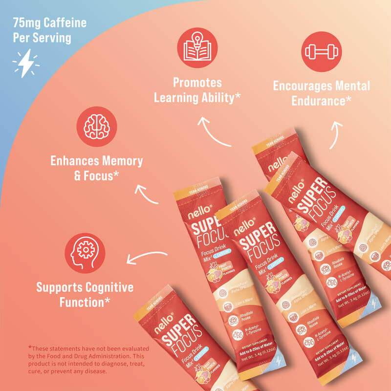 Glowette Super Focus - Nootropic Drink Mix